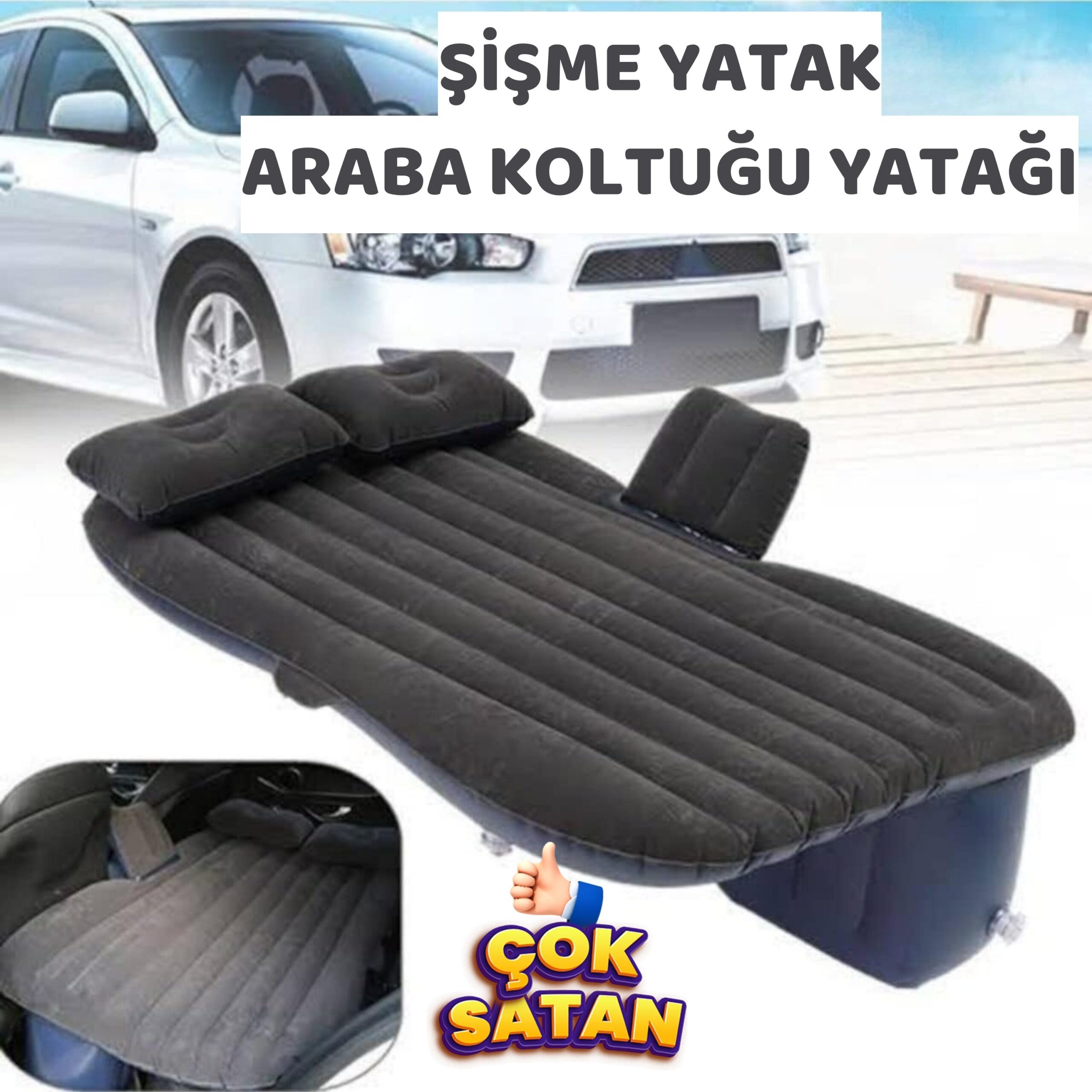 Araç İçi Şişme Araba Yatağı